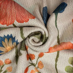 Andrea Strickjacke mit Wildblumenmuster, Detailansicht