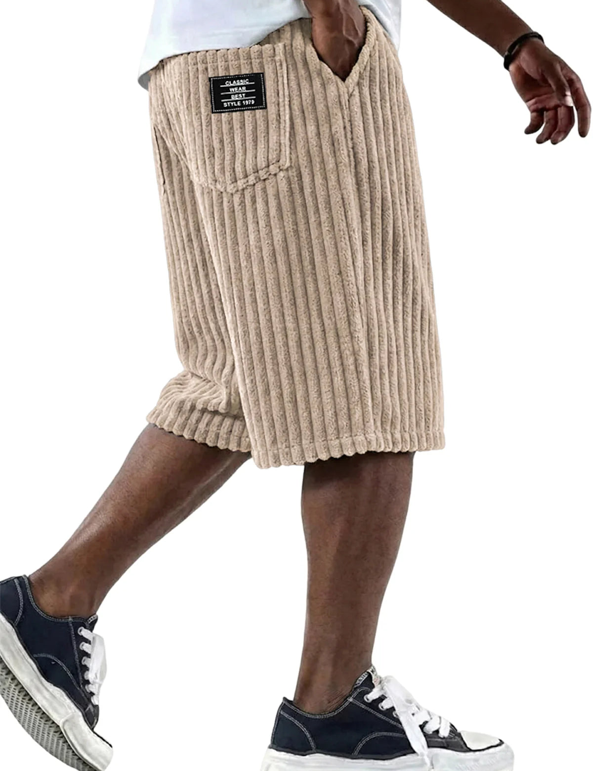 Sommerfeld | Cord-Shorts mit Stickdetail (1 Kaufen, 1 GRATIS dazu)